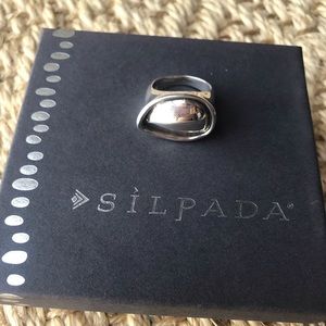 Silpada “Clean Slate” Sterling Silver Ring